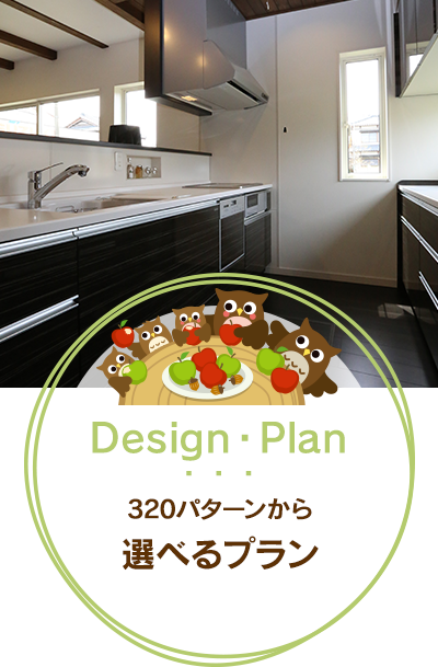 320パターンから選べるプラン